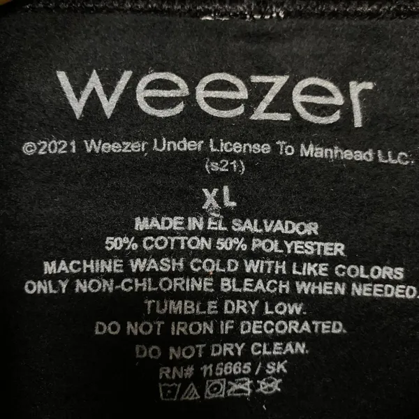 Weezer Rock the Planet Van Weezer Pride Rock Band Hoodie XL - Image 4