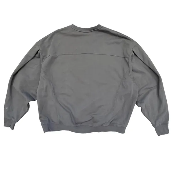 Popflex Brunch Sweatshirt Sweater Womens 1X -‎ 3X Grey Oversized Fleece Pullover - Image 6
