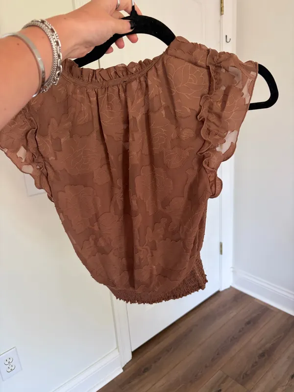 Brown blouse Size XS - Image 2