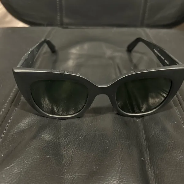 Toms Chic Black Sunglasses with Ray ban case - Image 2