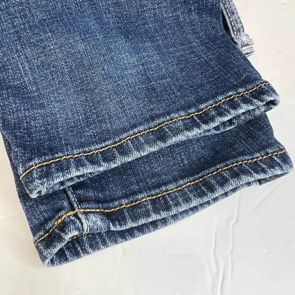 90s American Eagle Distressed Skinny Jeans Blue Sz‎ 4 Super Stretch Denim Grunge - Image 10