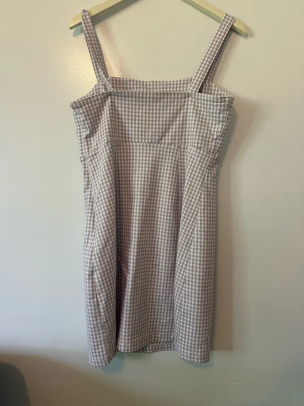Hollister Dress Size Large Gingham Plaid - Image 7