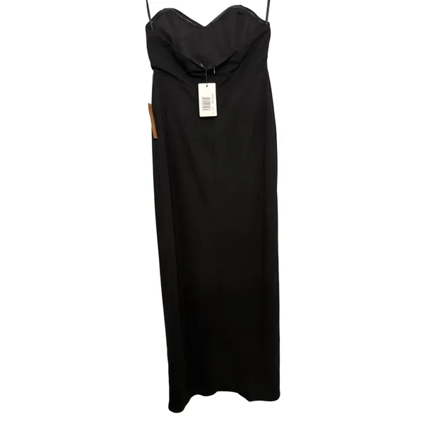 o.p.t Votna Evening Elegant Side Split Stretch Minimalist Strapless Maxi Dress 6 - Image 6
