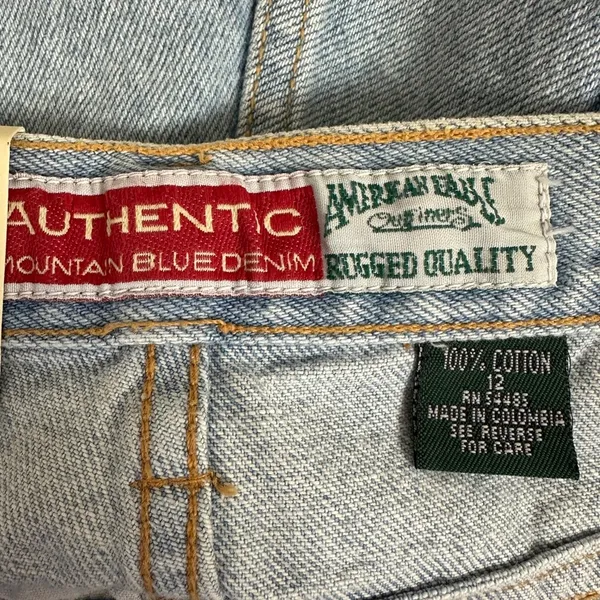 AMERICAN EAGLE OUTFITTERS Denim Shorts Size 12 - Image 6