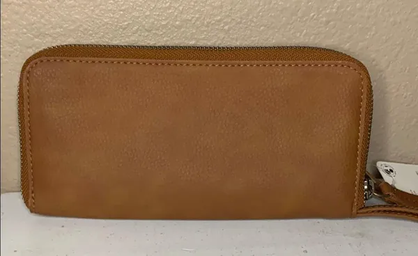 Free People Tan Clutch Wristlet - Image 2