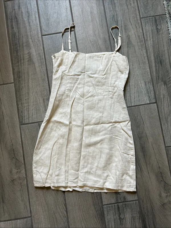 Nasty Gal I live for the sun linen mini dress - Image 4