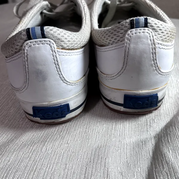 Keds‎ Spirit Leather Sneakers white womens 7.5 walking comfort tennis shoes - Image 5