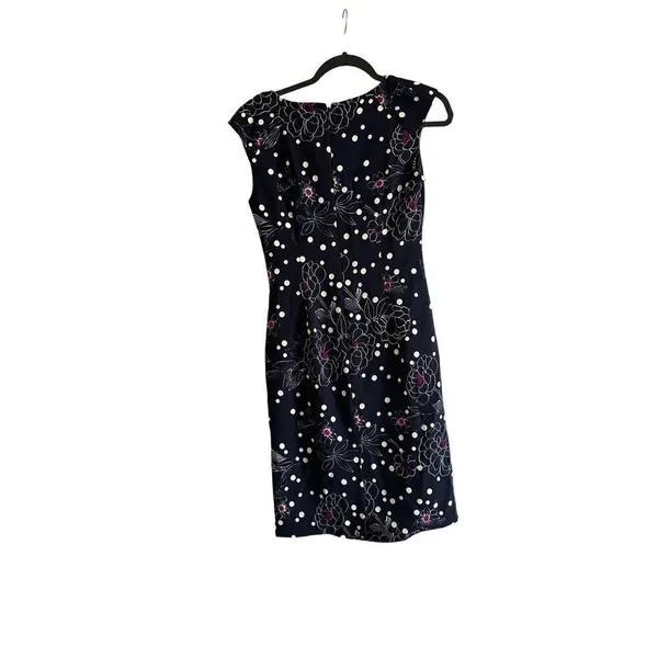Adrianna Papell dress floral Women’s Sz 4 Sleeveless V Neck - Image 2