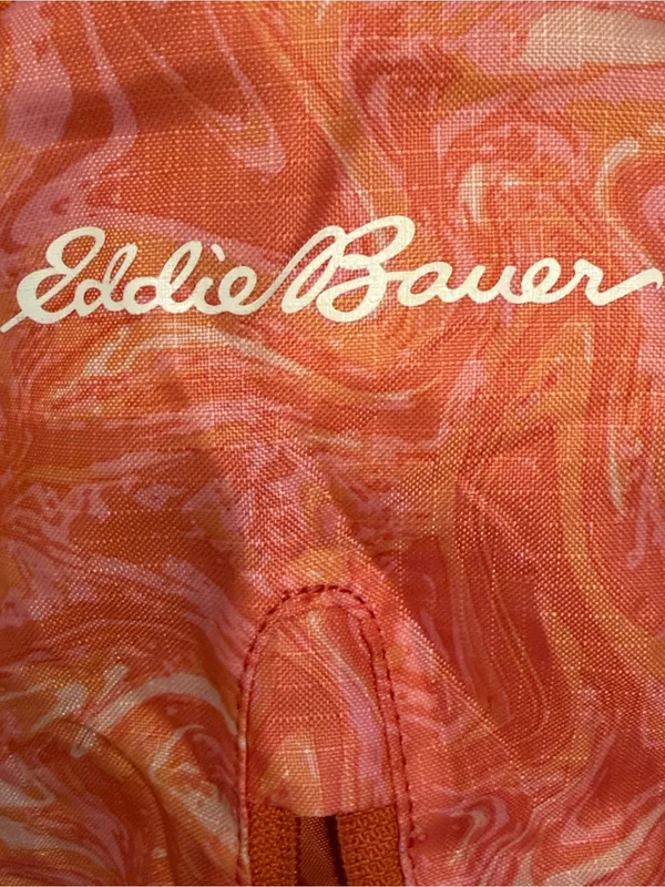 🎒🎒🎒BOGOHO🎒🎒🎒Eddie Bauer Coral Pink Marble Stowaway Backpack - Image 10