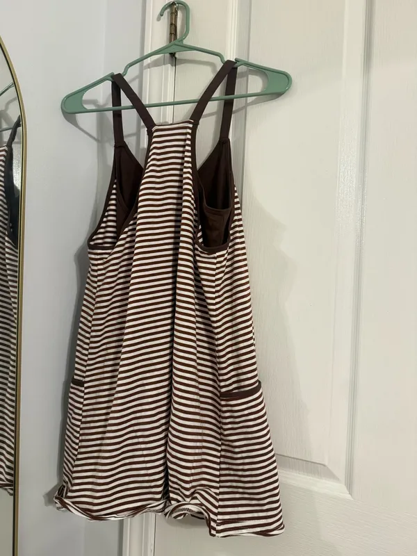 Athletic Dress Brown Size XS - Image 3