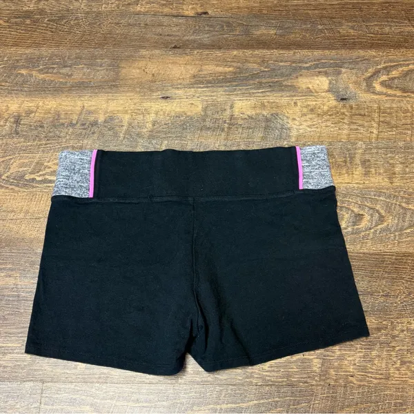 Victoria's Secret PINK Yoga Shorts Womens Large Black - Image 5