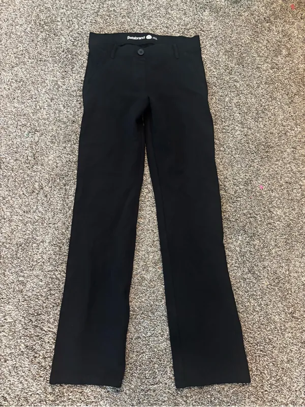 Betabrand Stretch Pull On Classic Comfy Work Pants - Image 3