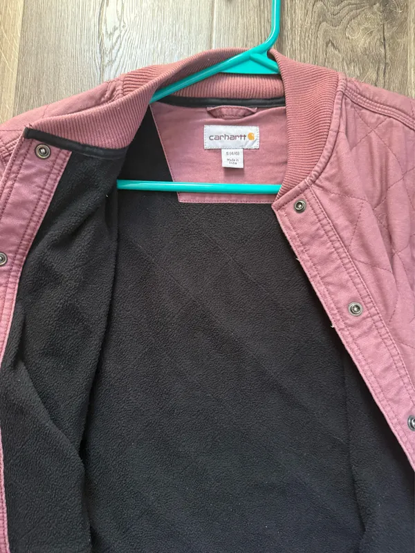 Carhartt Cathartic Pink Fleece Jacket - Image 3