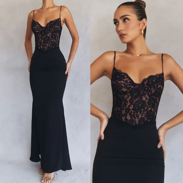 House Of CB 'Cara' Black Corset lace gown Maxi Dress/Size XS NWOT - Image 5