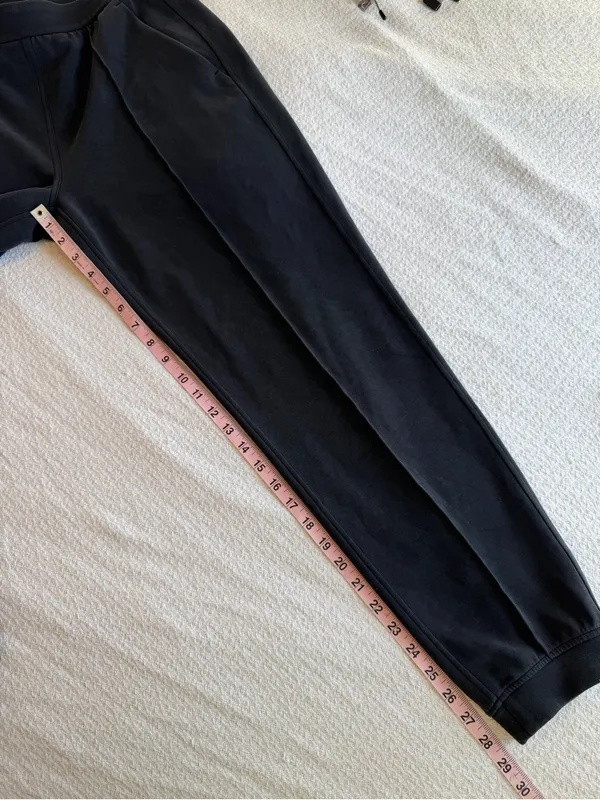 Lululemon Softstreme Classic-Fit High-Rise Jogger Pants Black/Grey Medium - Image 7