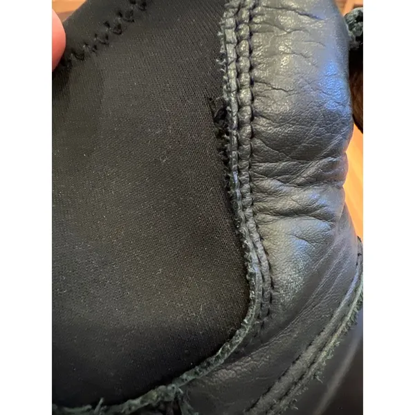Loeffler Randall Hatley Duck Boot Black Leather Size‎ 8 GUC - Image 10