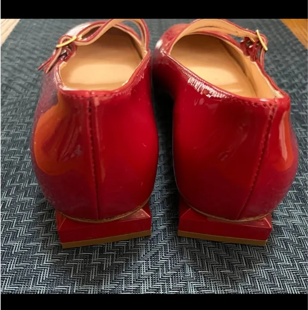 AGL Women's Red Patent Leather Mary Jane Shoes - Image 6