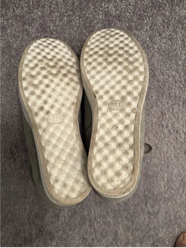 Journee Collection Women's High-Top Sneakers in Light Gray Size 11 - Image 6