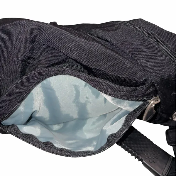 AmeriBag Small Healthy Back Black Nylon Slingpack Hiking Travel Bag - Image 4