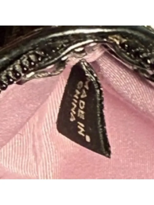 Coach Metallic Silver Black Optic Lurex Wristlet F43363 - Image 9
