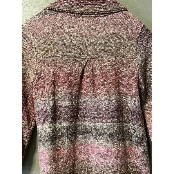 Christopher Banks‎ Sweater Women Size Medium Big Button Cardigan - Image 11