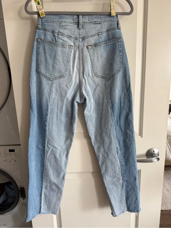 Abercrombie & Fitch Light Blue Straight Leg Jeans - Image 5