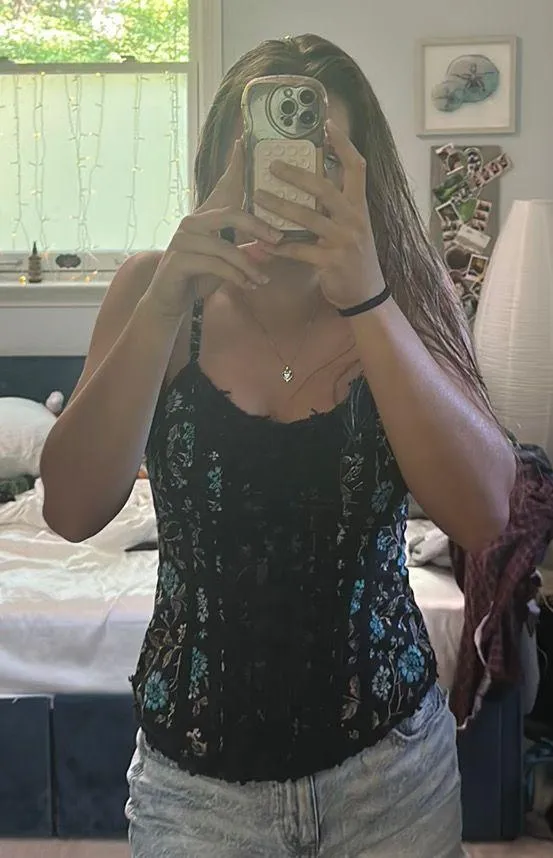 Floral Corset Top - Image 2