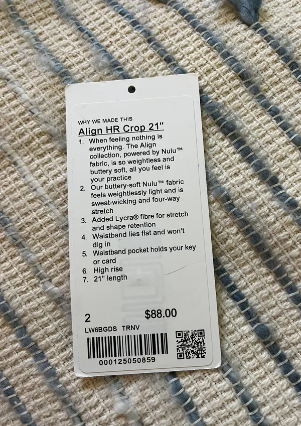 Lululemon Align Crop 21” Leggings - Image 5