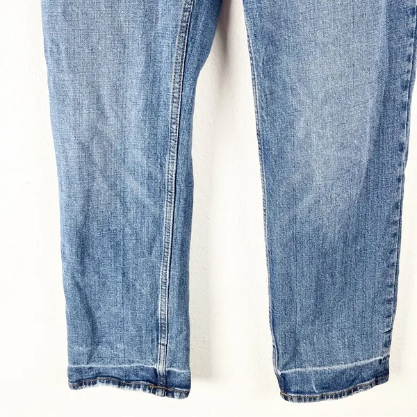 ABERCROMBIE & FITCH The Ankle Straight High Rise Button Fly Jeans Size 26 Casual - Image 11