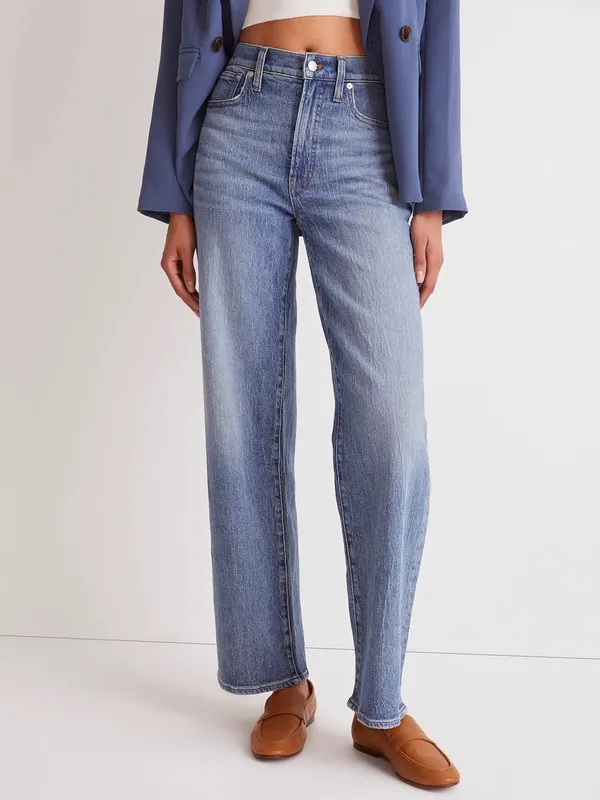 Madewell The Perfect Vintage Wide-Leg Jean in Heathcote Wash Comfort Stretch 29 - Image 2