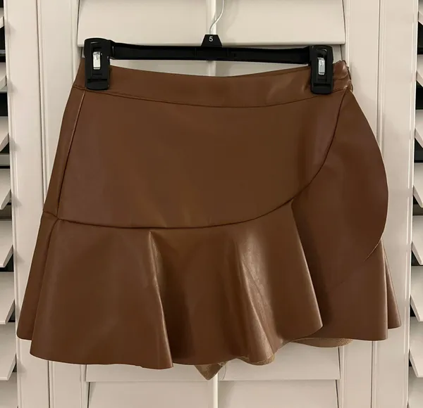 DO+BE Leather Skirt - Image 2