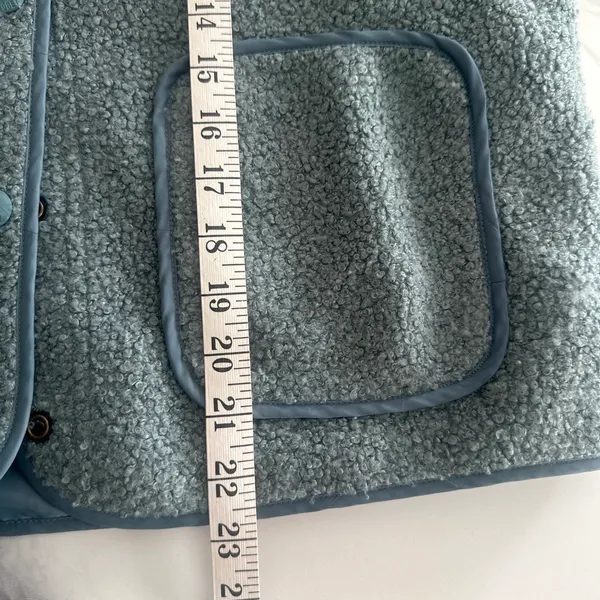 Obey Teal Blue Sherpa Jacket - Image 6