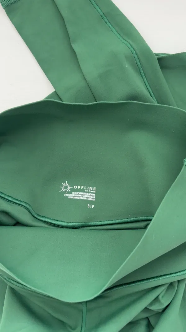 green offline by aerie leggings - Image 3