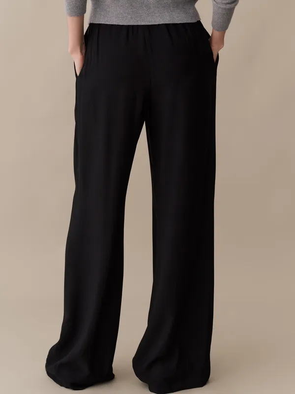 NWT CAARA Harmony Pant size 6 Black drawstring Few Moda Theory - Image 4