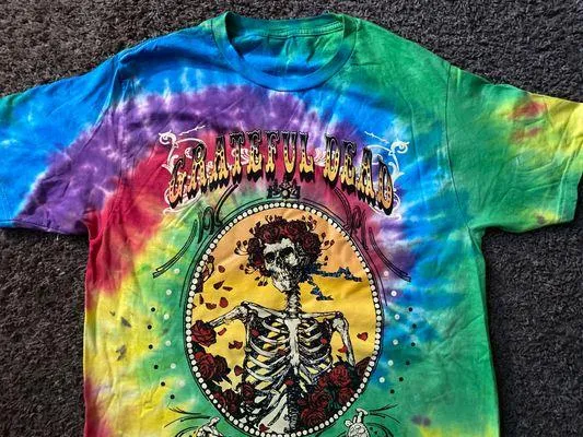 Grateful Dead Tie Dye Tee Size Medium - Image 7