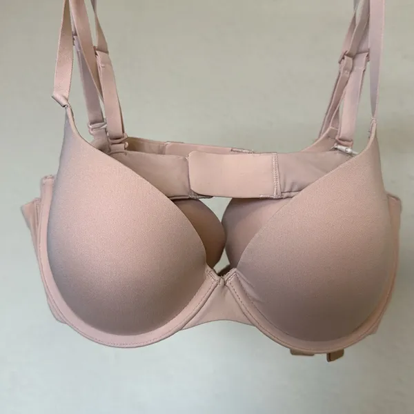 SKIMS FITS EVERYBODY PUSH-UP DEMI BRA Mica NWT 32B - Image 3