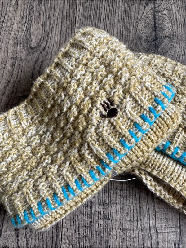Bearpaw Knit Boot Cuffs- New - Image 2