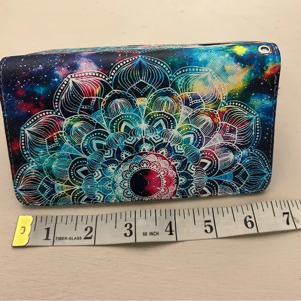 Wallet Galaxy Mandala-passport holder cover RFID blocking travel, wallet unisex - Image 5