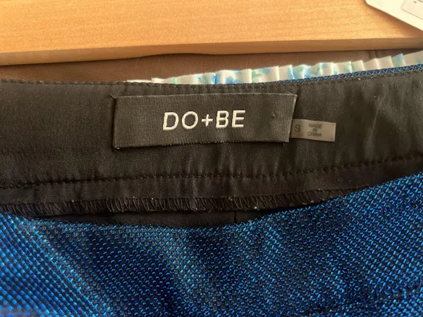 DO+BE Blue Sparkle Skirt - Image 2