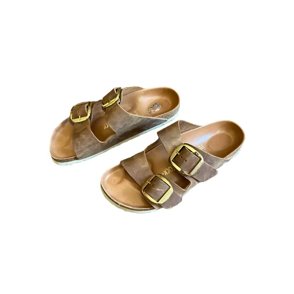 Birkenstock Arizona Big Buckle Oiled Leather Cognac 39 Medium/Narrow - Image 3