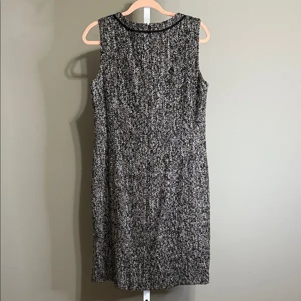 Talbots Tweed Sheath Dress Wool Blend 14‎ Knee Length Workwear Dark Academia - Image 6