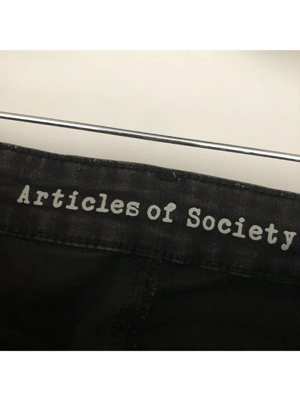 Articles Of Society Black Skinny Jeans Size 26 Stretch Cotton Blend Womens Pants - Image 3