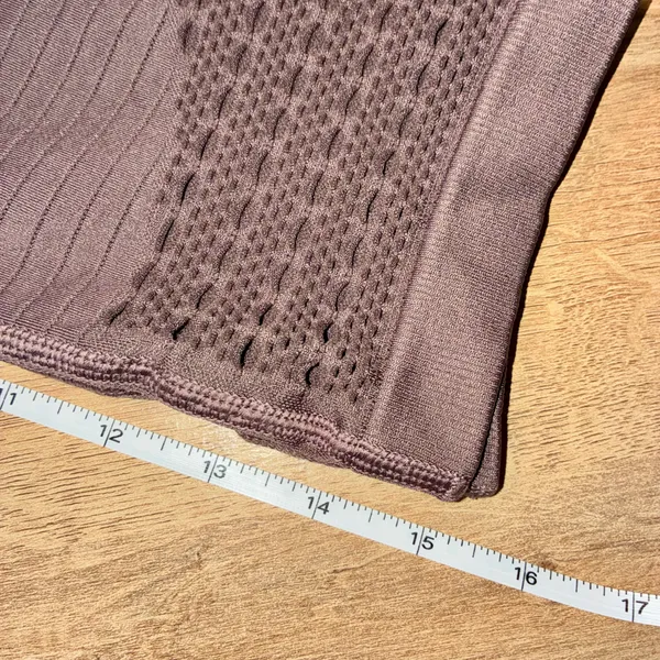 Gymshark Energy+ Seamless Cropped Leggings Size Small Adjustable- Brown - Image 10