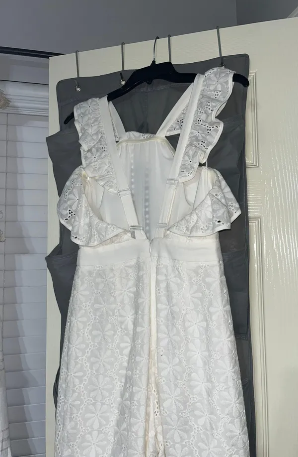 Gianni Bini White Eyelet Romper - Image 2