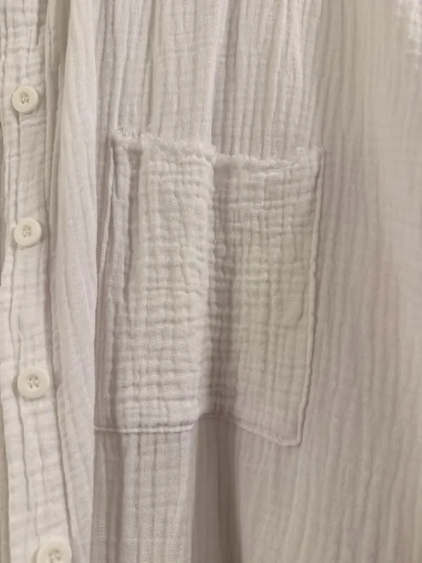 Impressions White Button Down Shirt - Image 6