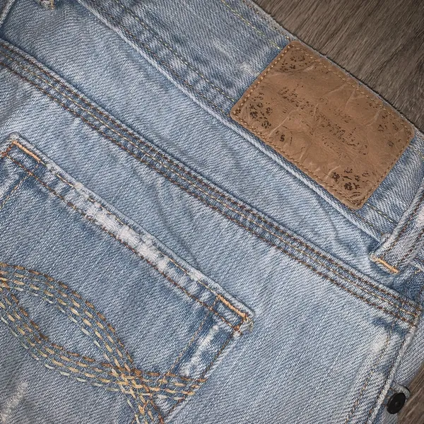 Vintage Abercrombie Mini Denim Skirt Junior - Image 6