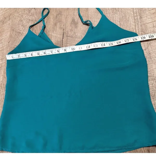 Society + Stitch Teal Green V-Neck Cami Tank Top Adjustable Straps Size M‎ - Image 8