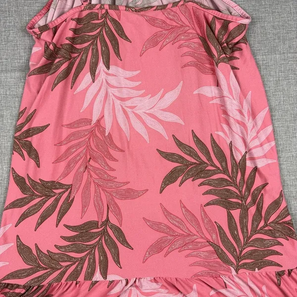 Joyspun Dress Teens XL Pink Square Neck Strappy Smocked A-Line Knee Length - Image 12