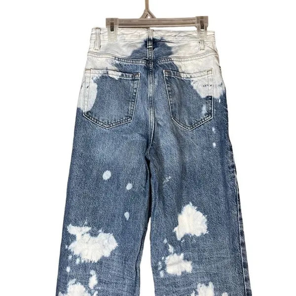 Pacsun 90’s Boyfriend High Rise‎ Straight Leg Bleached Jeans Size 24 - Image 6