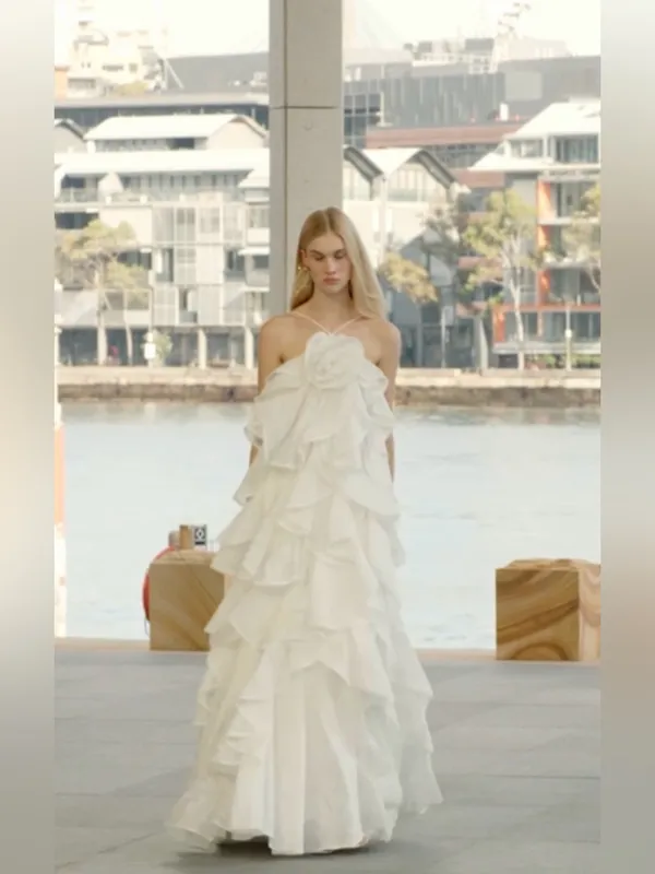 AJE MERRITT EMBROIDERED GOWN Dress Original Price $1099 USD size AU8/US 4 - Image 8